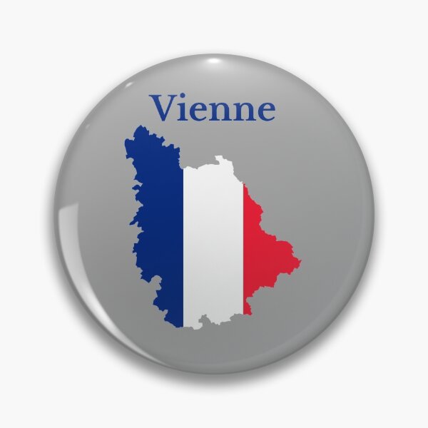 Aperçu de l'œuvre Carte de Vienne, France, Département français créée et vendue par marosharaf.