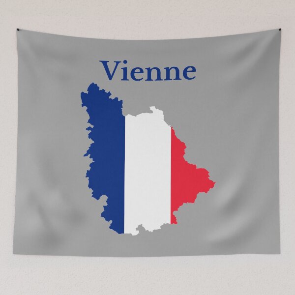 Aperçu de l'œuvre Carte de Vienne, France, Département français créée et vendue par marosharaf.