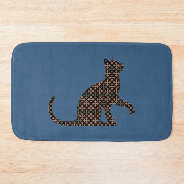 Item preview, Diamond Cat Silhouette designed and sold by StitchyWitchy.