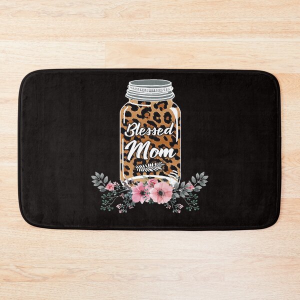 Item preview, Blessed Mom Bottle Leopard Floral Watercolor  designed and sold by RessieSmitham.