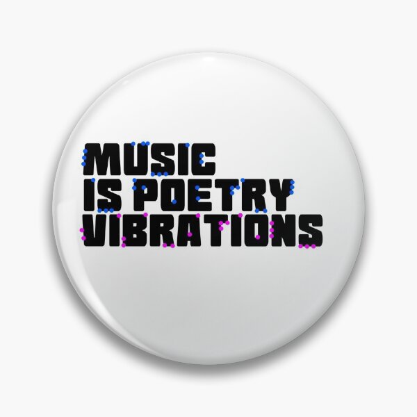 Aperçu de l'œuvre La musique est la poésie Vibrations créée et vendue par vwrites.