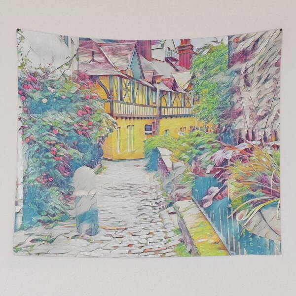 Item preview, Edinburgh Dean Village - Historic Townscape designed and sold by Galathi Designs.
