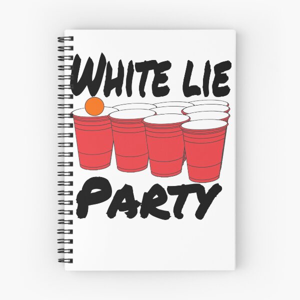 Item preview, white lie party designed and sold by Recoshet.