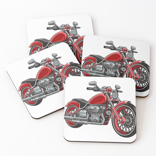 Item preview, Motocycle red designed and sold by OnIlustraciones.