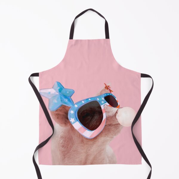 Item preview, Bubble gum piggy with sunglasses in pink designed and sold by ESCAPZ.