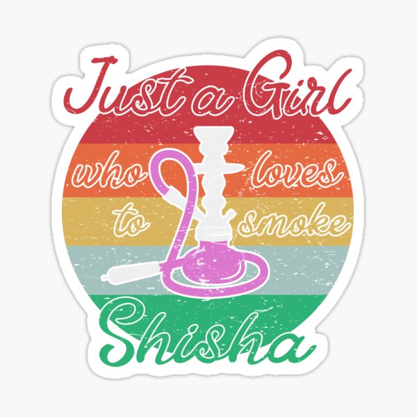 Artikel-Vorschau von Retro Nur ein Mädchen, das gerne Shisha raucht, designt und verkauft von Dan66.