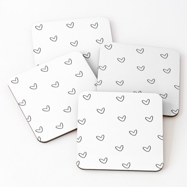 Item preview, Heart doodle mask designed and sold by ArtByMal.