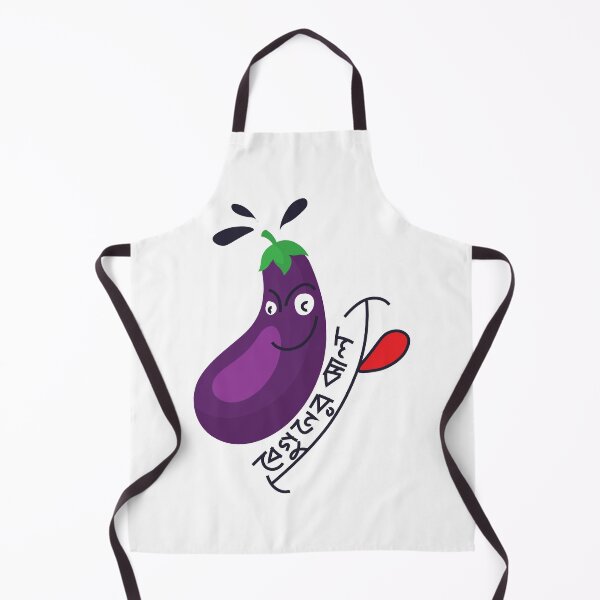 Item preview, Brinjal / Eggplant in hot & spicy masala gravy | Tel Beguner Jhal Recipe t-shirt | poster  designed and sold by KARTICK DUTTA.