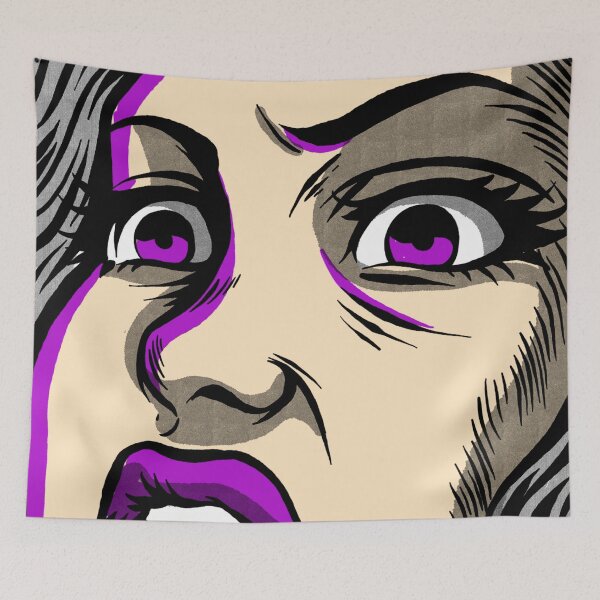 Item preview, Frightened Angry Woman. B Grade Movie. Retro Cool. designed and sold by shirtdan.