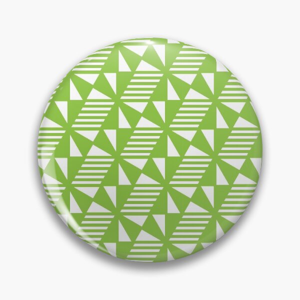 Item preview, Triangles Lines & Cubes Pattern – Light Green designed and sold by RoguePatterns.