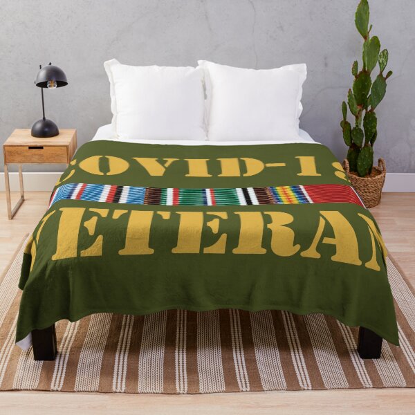 Item preview, Covid-19 Veteran - World War 2 Ribbons Design - Army Green designed and sold by johnta17.