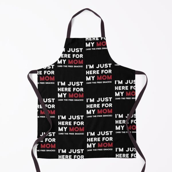 Item preview, Here For My Mom Funny Marathon Running Spectator design designed and sold by jakehughes2015.