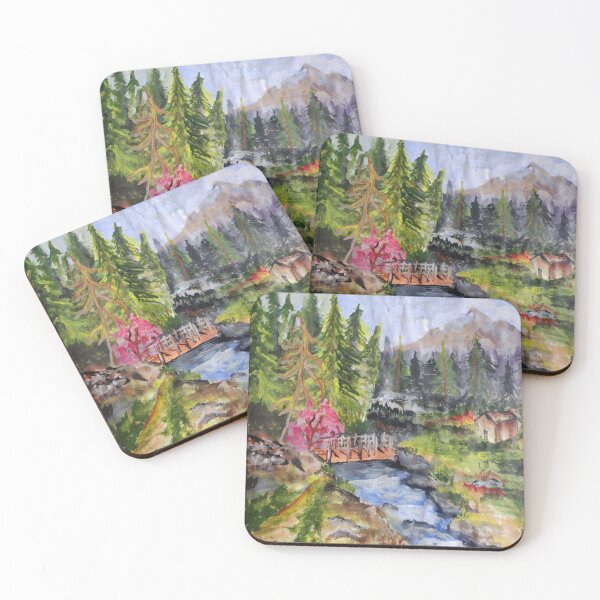Item preview, Mountains Scenery designed and sold by Aesthetic-Draw.