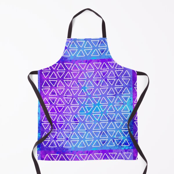 Item preview, purple blue triangles designed and sold by Spadefish Art.