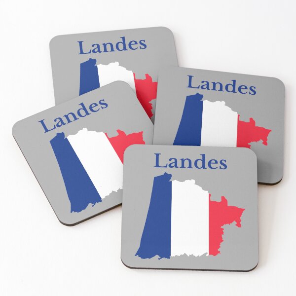 Aperçu de l'œuvre Carte des Landes, département français de la France créée et vendue par marosharaf.