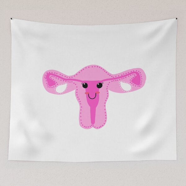 Item preview, cute uterus designed and sold by redrobinmerc.