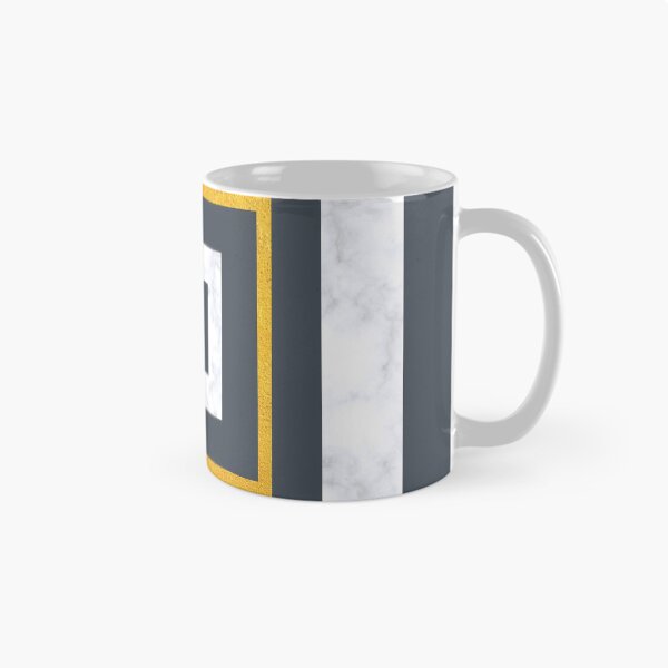Item preview, Charcoal marble and gold squares designed and sold by Silver-bee.