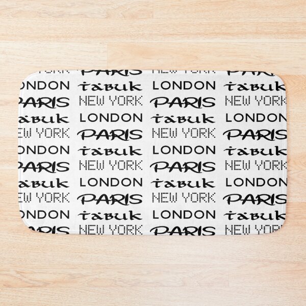 Item preview, New York, London, Paris, Tabuk! designed and sold by Twenty Twenty Visions.