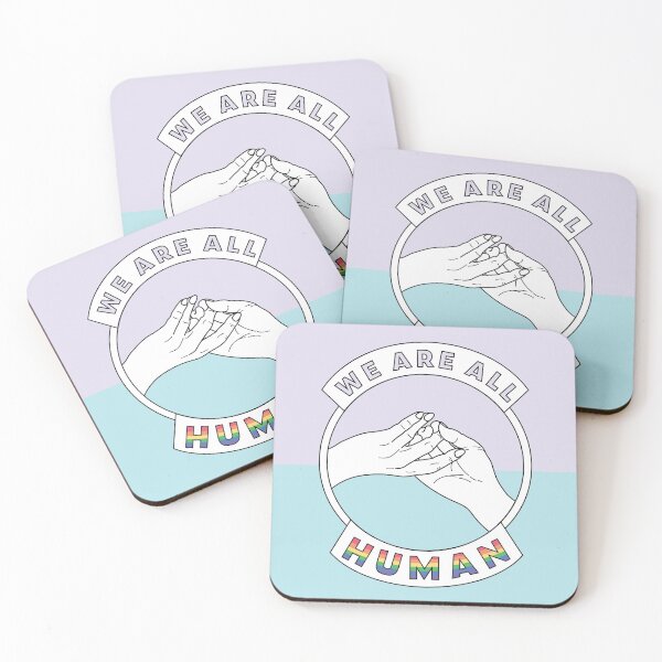 Item preview, We are all Human (Pride) designed and sold by Leyabout.