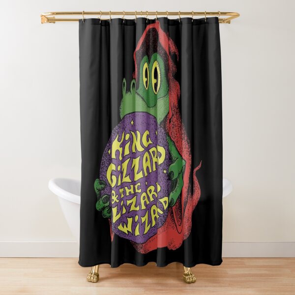 Band king gizzard and the lizard wizard Shower Curtain