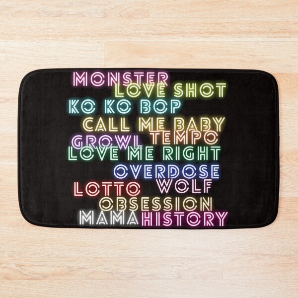 Item preview, exo title love shot, monster, growl, overdose, call me baby designed and sold by arorar.