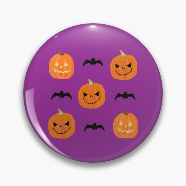 Item preview, Halloween Pattern, Jack O Lantern, Pumpkin, Bat designed and sold by Happy Life Graphics.