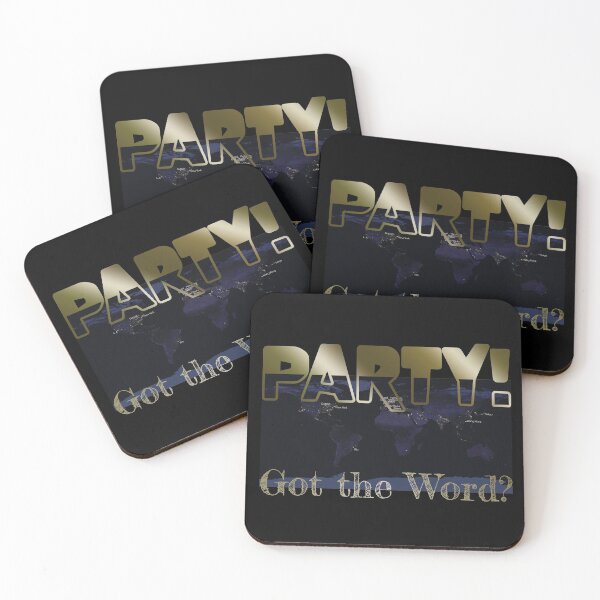 Item preview, World at Night Party! - Got the Word? Fun Text Design with Cities designed and sold by Karen McFarland.