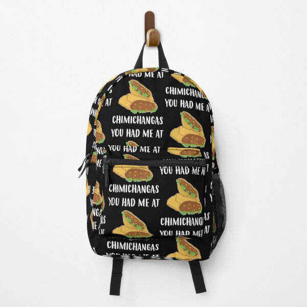 Item preview, Funny Tex Mex Food You Had Me At Chimichangas print designed and sold by jakehughes2015.