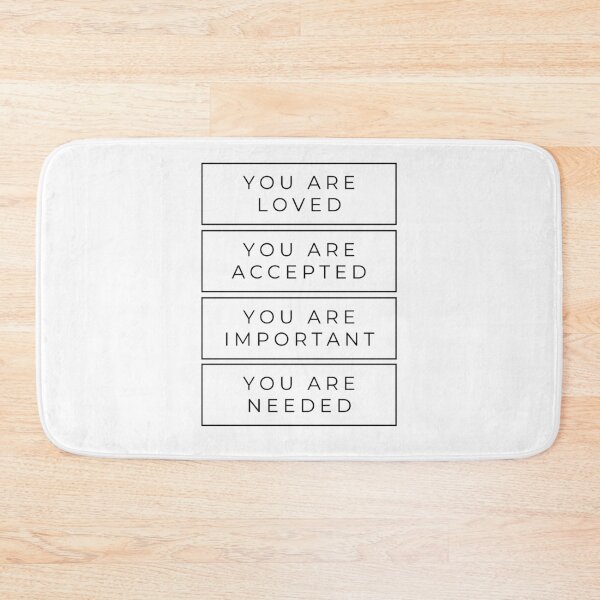 Item preview, You Are Loved, Accepted, Important, Needed - Inspirational & Motivational designed and sold by loverosehazel.