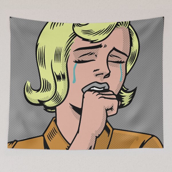 Item preview, Woman Crying. B Grade Movie. Retro Cool. designed and sold by shirtdan.