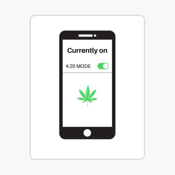 4twenty Mode by CannaDoula Sticker