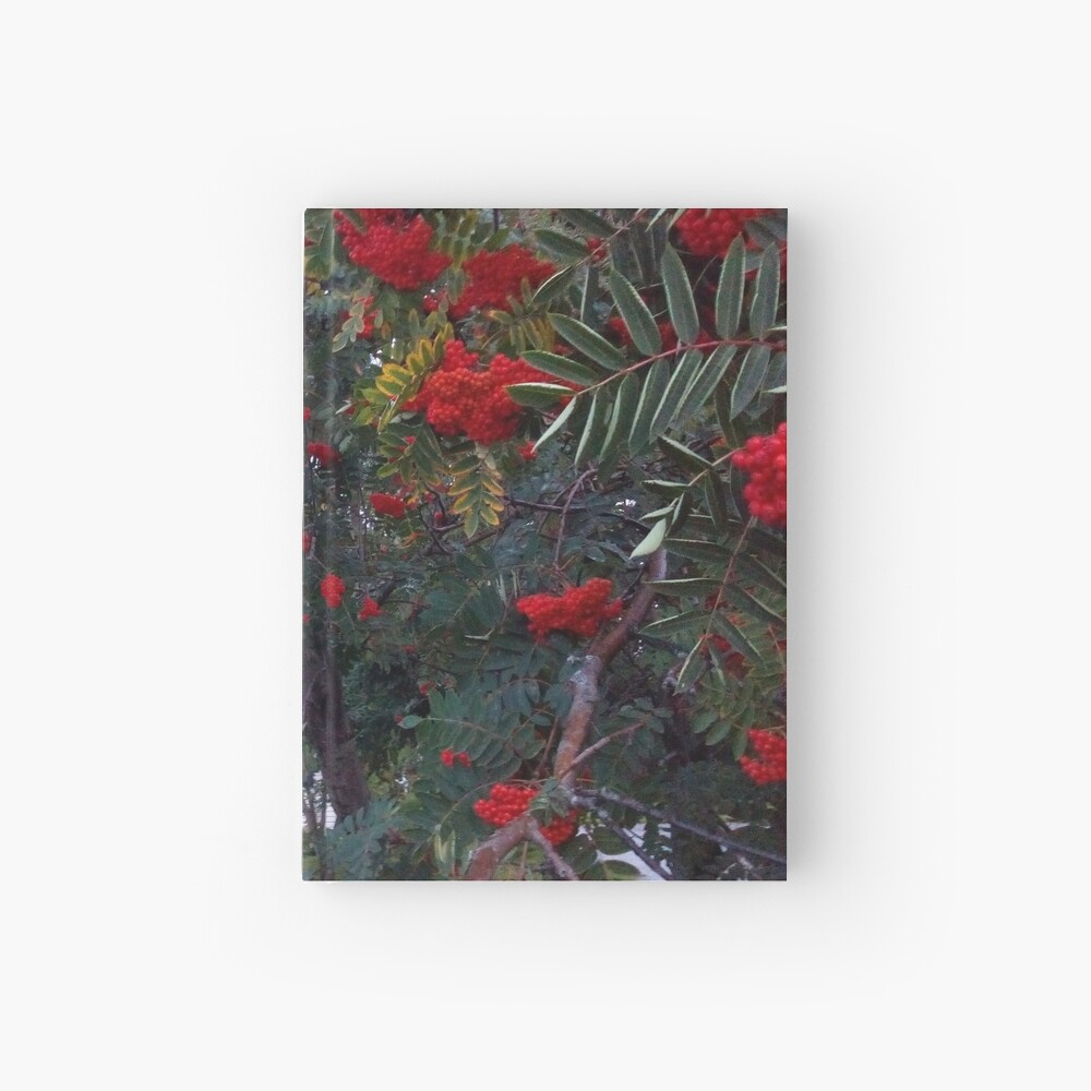 Flora and red fruits Hardcover Journal