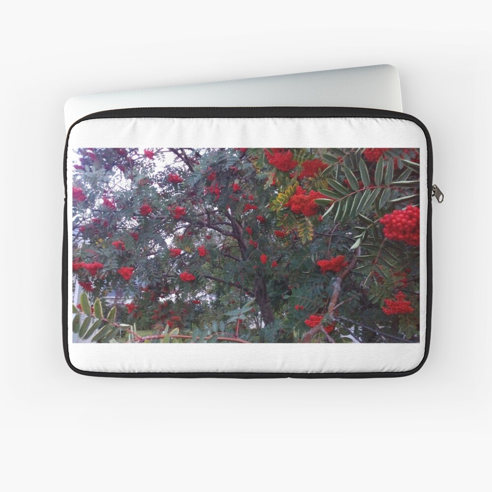 Flora and red fruits Laptop Sleeve