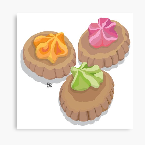 Iced Gem Biscuits Canvas Print