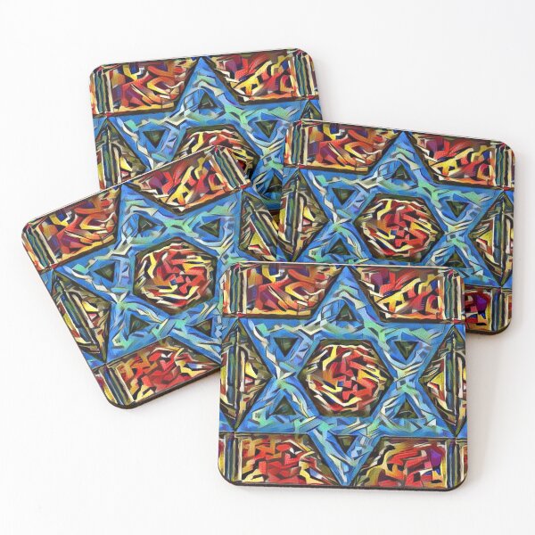 Item preview, Psychedelic Star of David designed and sold by Qualiesin.