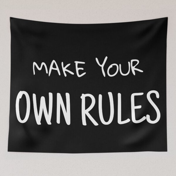 Item preview, Make your own rules designed and sold by Mermaidssparkle.