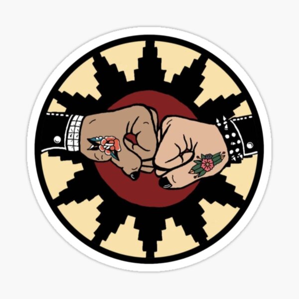 Indigenous punk homies Sticker