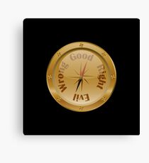 Moral Compass - Steampunk Canvas Print