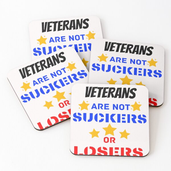 Item preview, Veterans Are Not Suckers Or Losers designed and sold by Quadghouls.