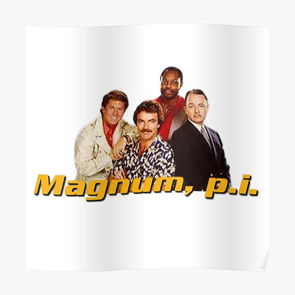 Spectacle Magnum P.I 80s Poster