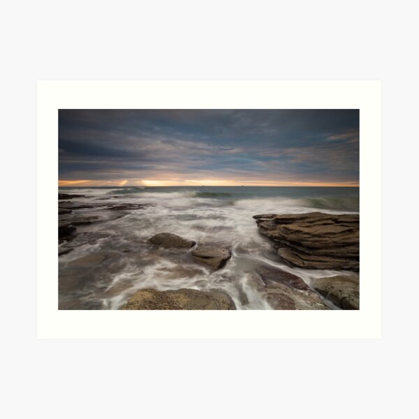 Sunrays at dawn Art Print