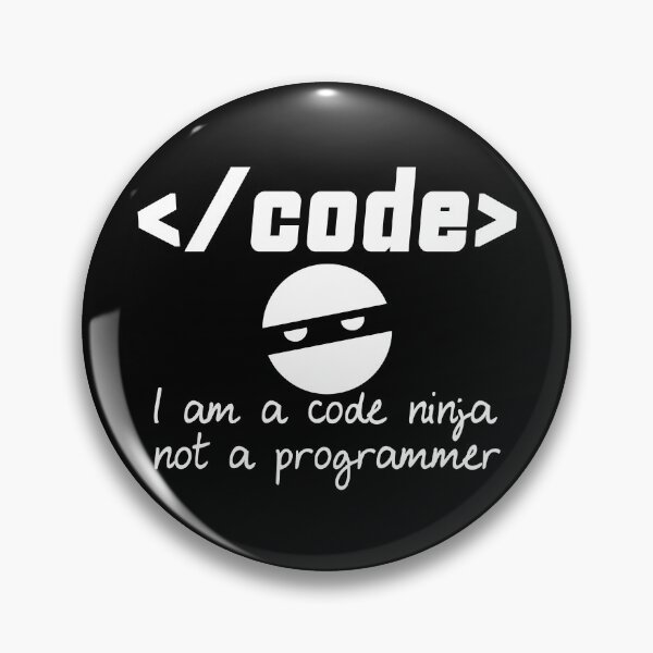Artikelvorschau, Ich bin ein Code Ninja, Coding entworfen und verkauft von azmndesigns.