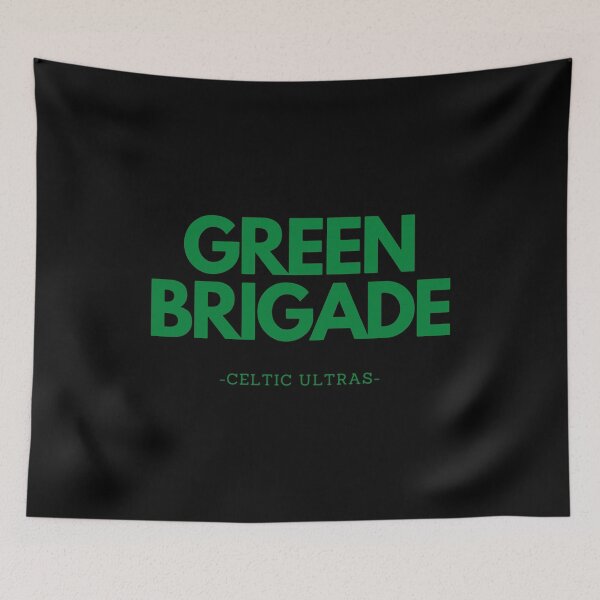 Aperçu de l'œuvre Ultras celtiques de la brigade verte créée et vendue par Iconique Space.