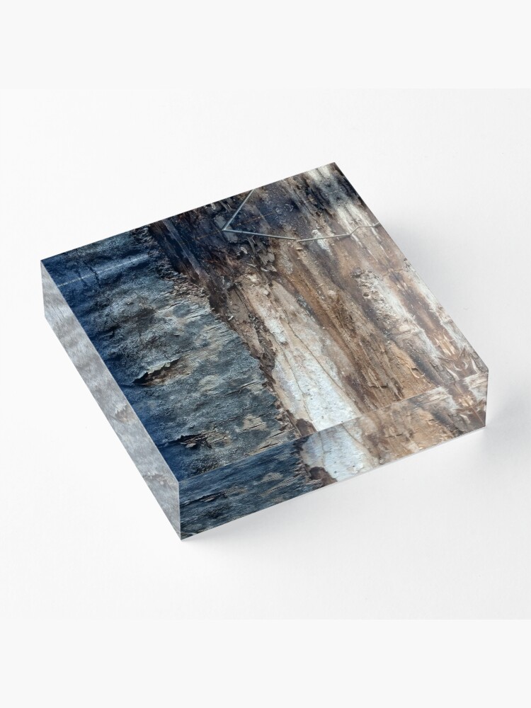 Alternate view of Log up close 1 Acrylic Block