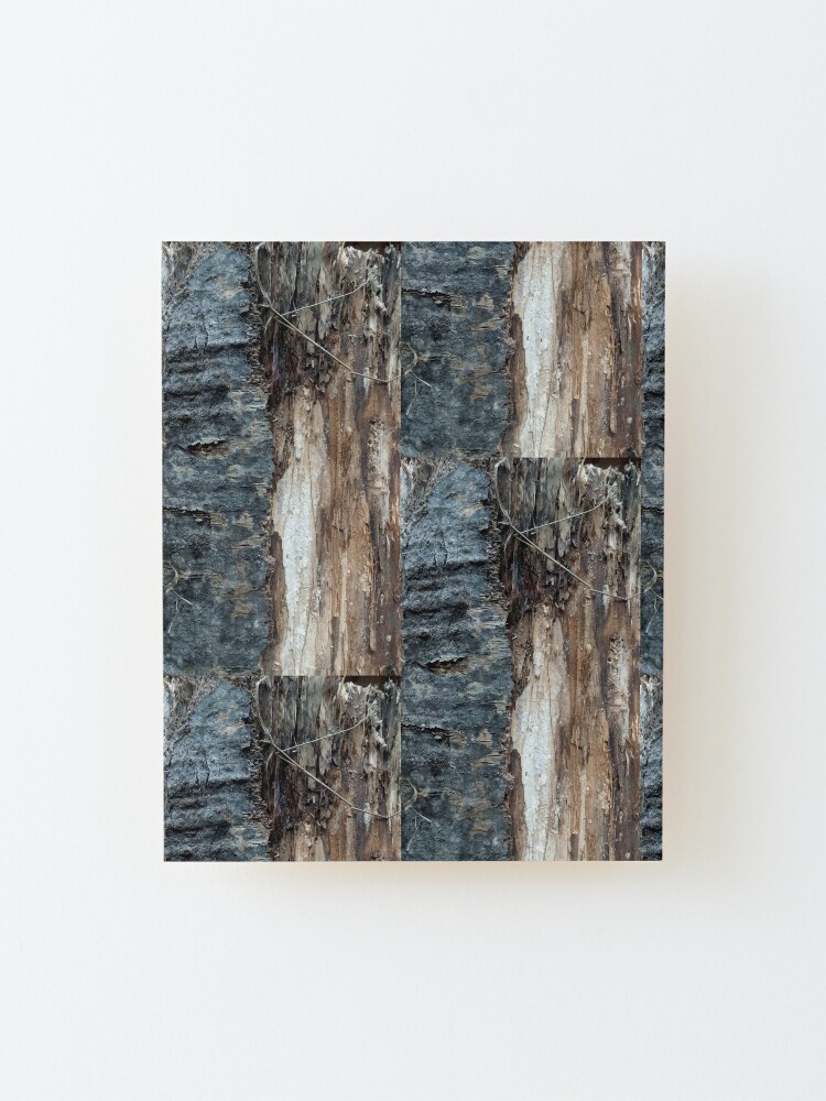Alternate view of Log up close 1 Mounted Print