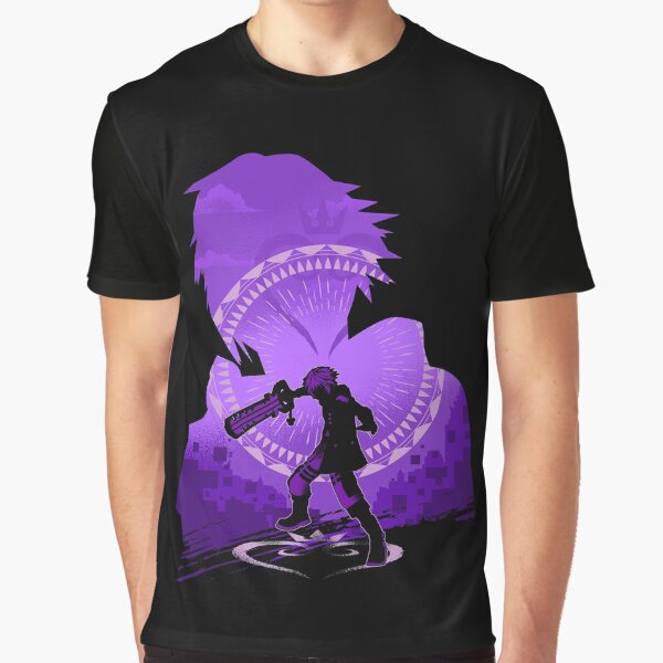 Vista previa del artículo con la obra «Silueta de Riku de llave espada», diseñado y vendido por Hypertwenty Designs.