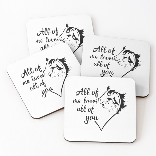 Item preview, Horse Dog Cat All Of Me Loves All Of You designed and sold by KarlsWatkins.
