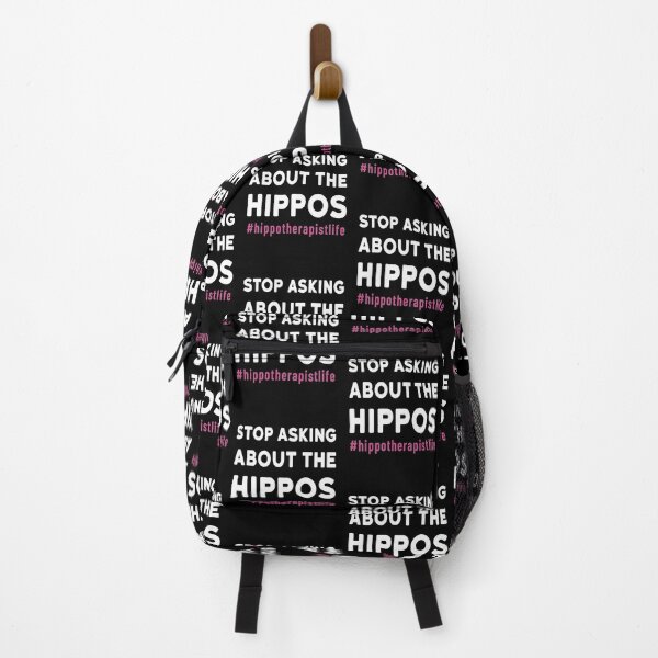 Item preview, Stop Asking About the Hippos Funny Hippotherapy print designed and sold by jakehughes2015.
