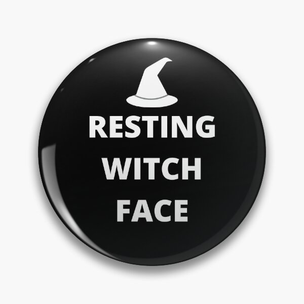 Item preview, Resting witch face designed and sold by lolora.