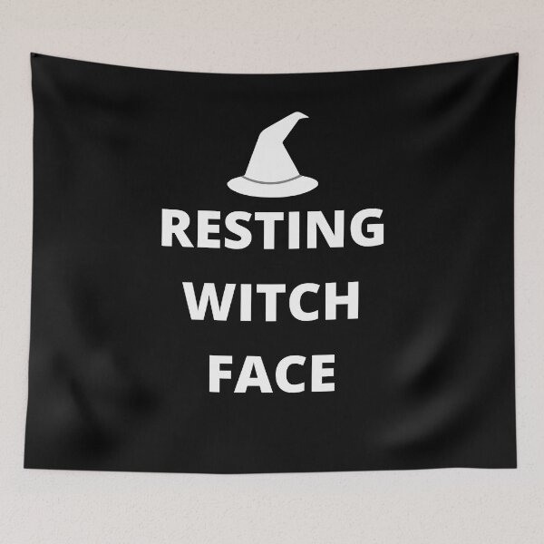 Item preview, Resting witch face designed and sold by lolora.